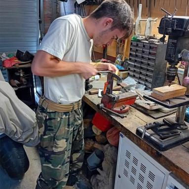 Stagiaire à l'oeuvre